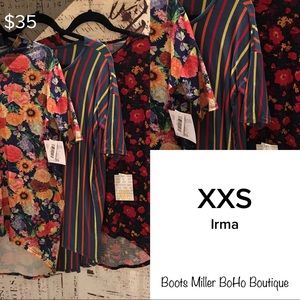 Irma - top various colors and patterns